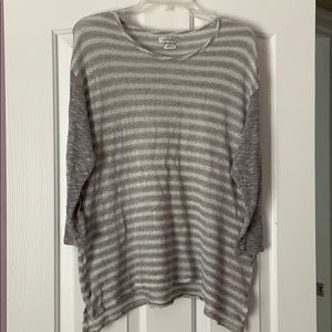 Open Knit Shimmer Sweater